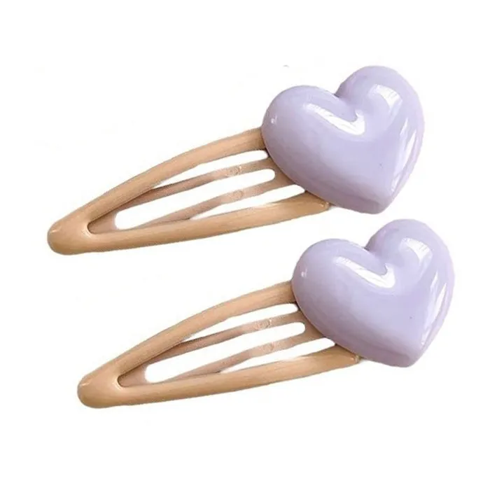 Pastel Heart Hair Clip