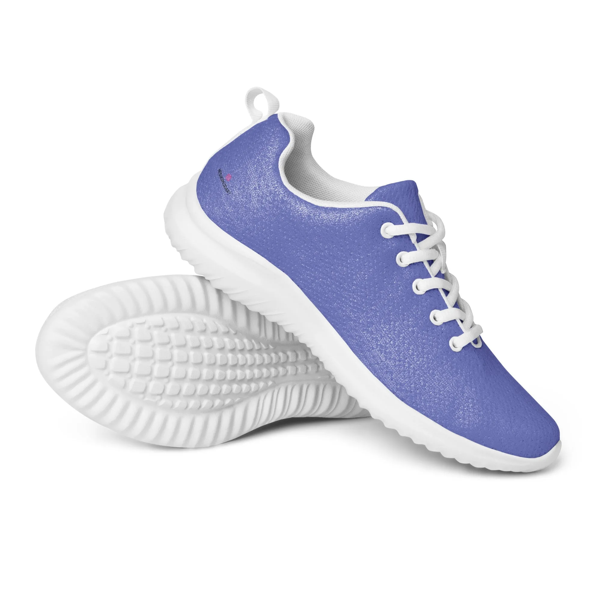 Pastel Purple Men’s Athletic Shoes, Best Solid Purple Color Modern Breathable Lightweight Men’s Athletic Shoes (US Size: 5-13)