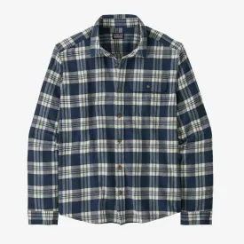 Patagonia Men's LS Lightweight Fjord Flannel Shirt/Base Camp: New Navy