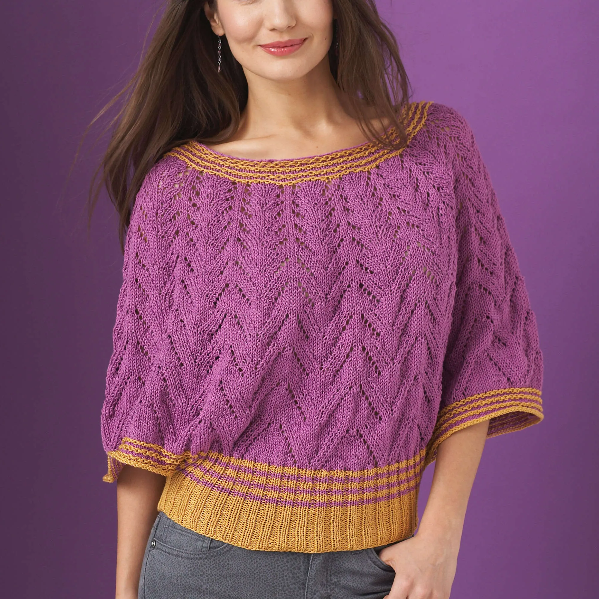 Patons Knit Butterfly Top