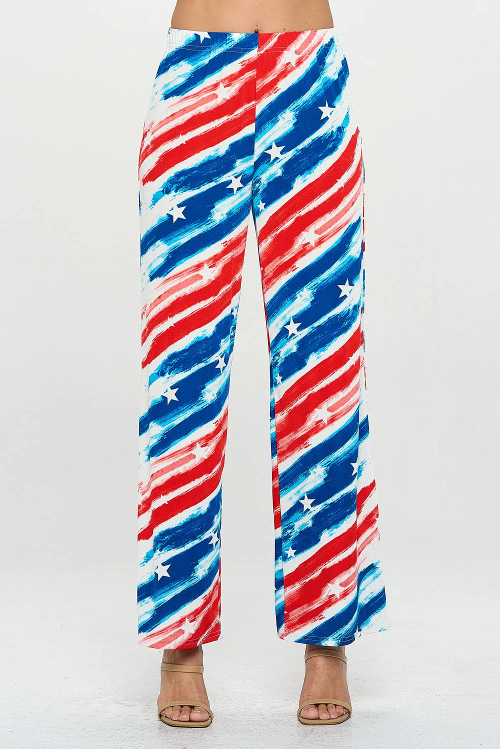 Patriotic Flared Pants-5042BN-ARP1-W384