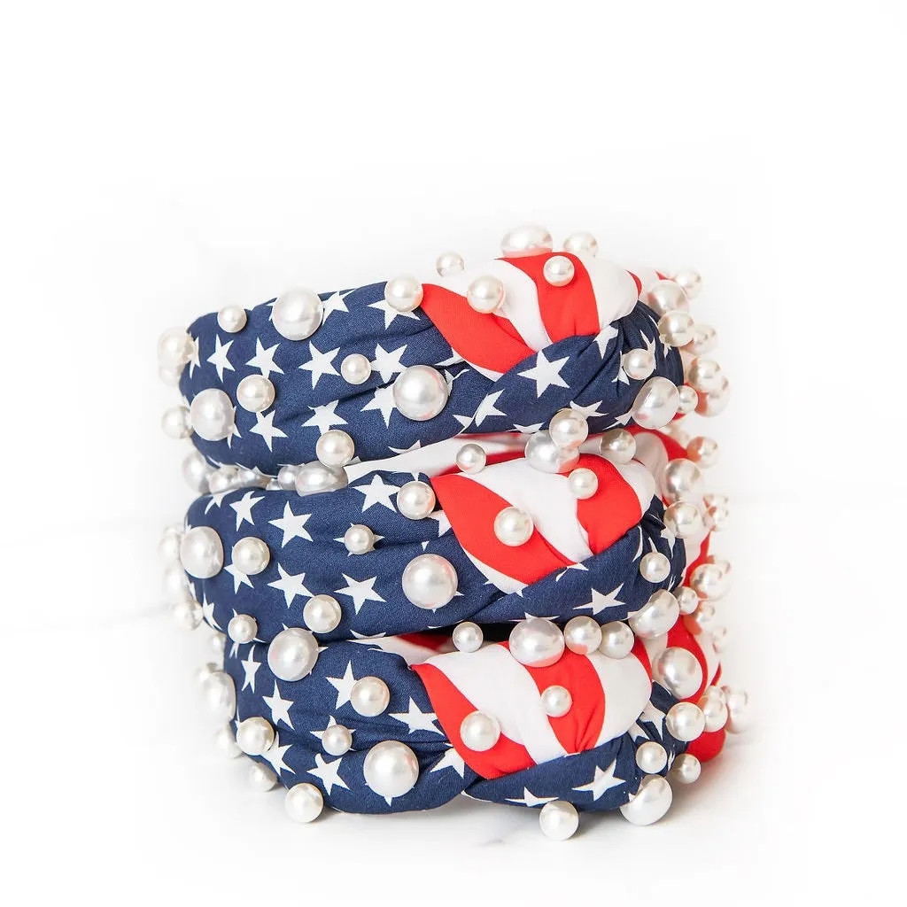 Patriotic Pearl Headband