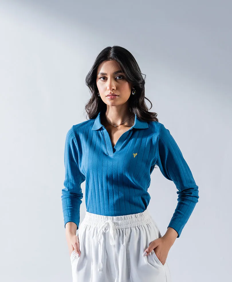 Patrol Blue Drop Needle POLO (Women)