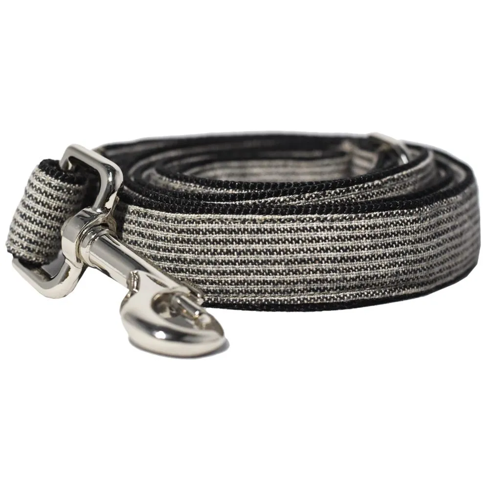 Pattefrenz Oreo Silver Collar & Leash Set (Medium)