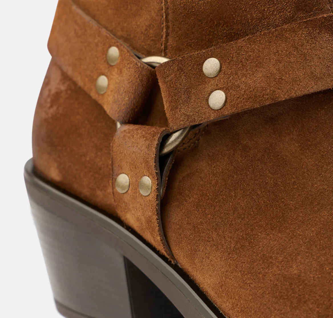 Paul Green Toffee Suede Ankle Boot