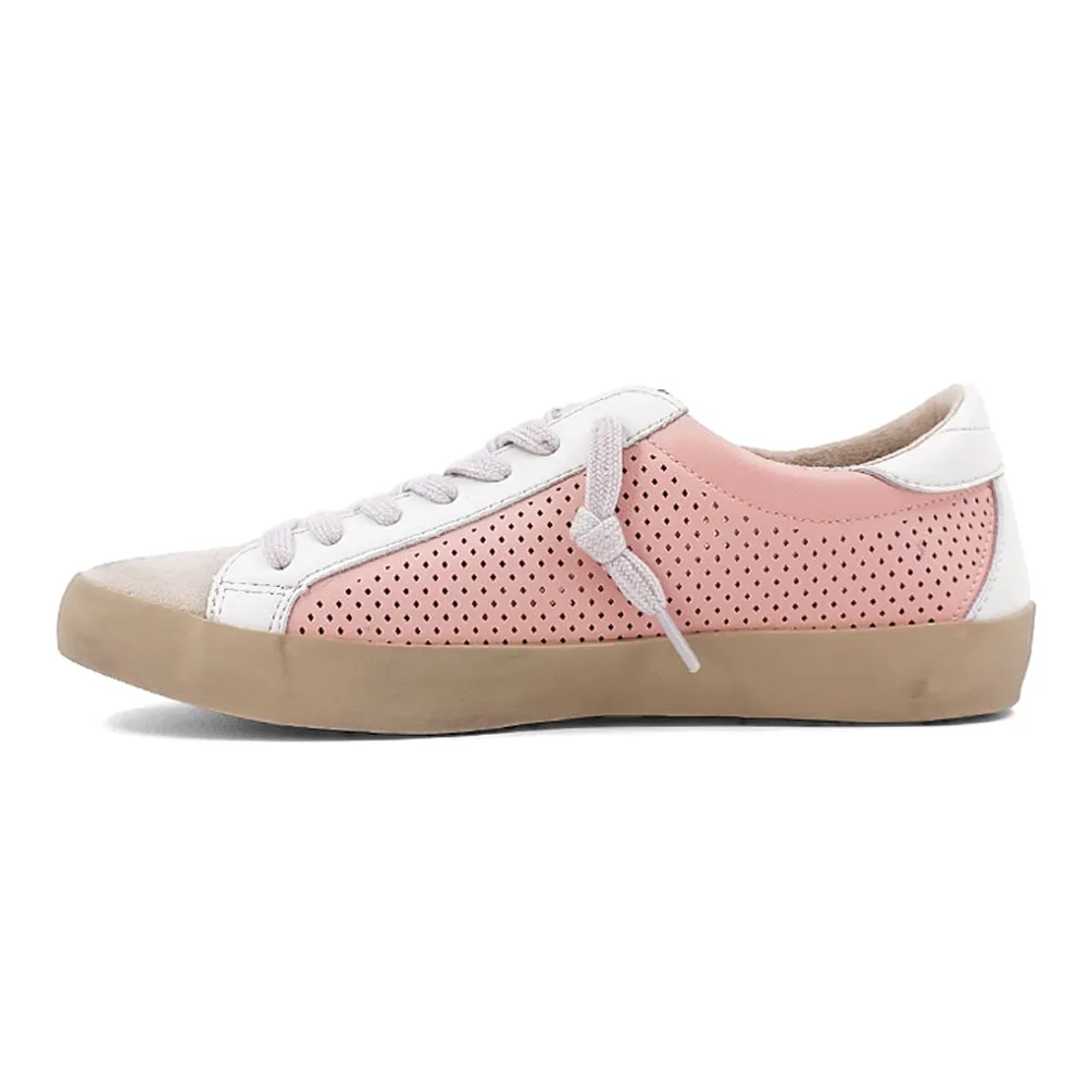 Paula Perforated Lace Up Sneakers