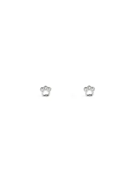 Paw Kids Silver Earrings