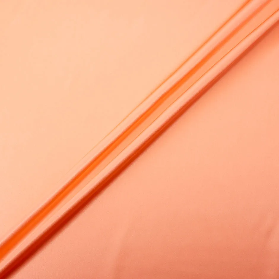 Peach Silk Satin