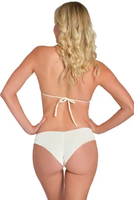 PEARL IVORY Signature Scrunch Bikini Bottom