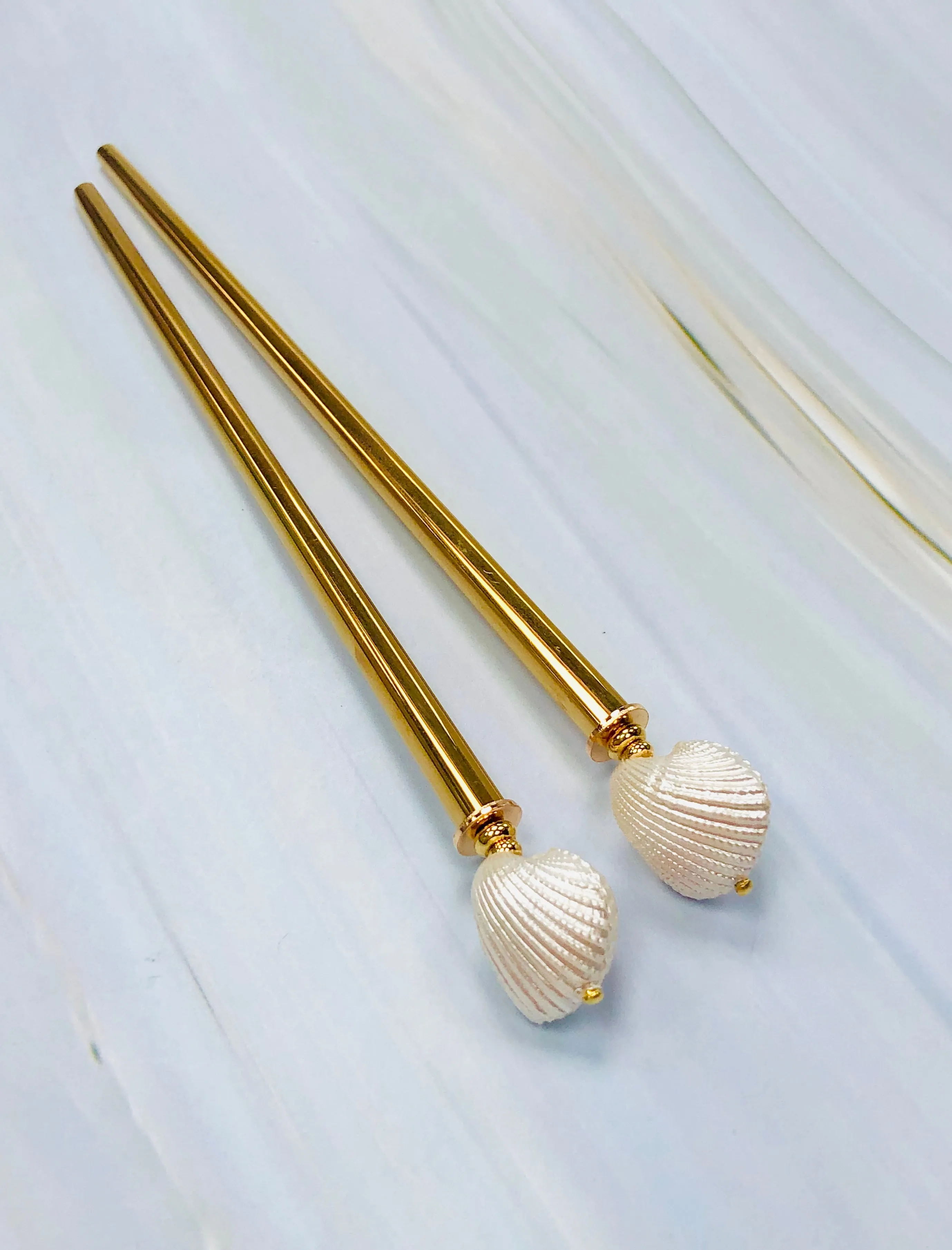 Pearl Shell Hair Sticks, Wedding Hair Stick Bridal Hair Pins