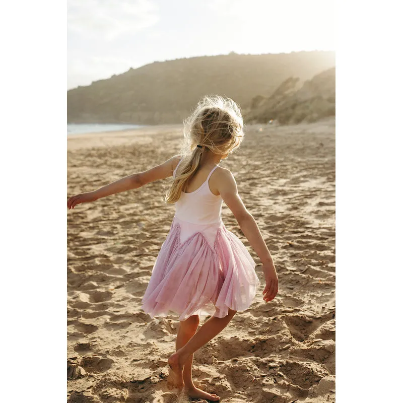 Peggy Velvet Ballet Dress Lavender