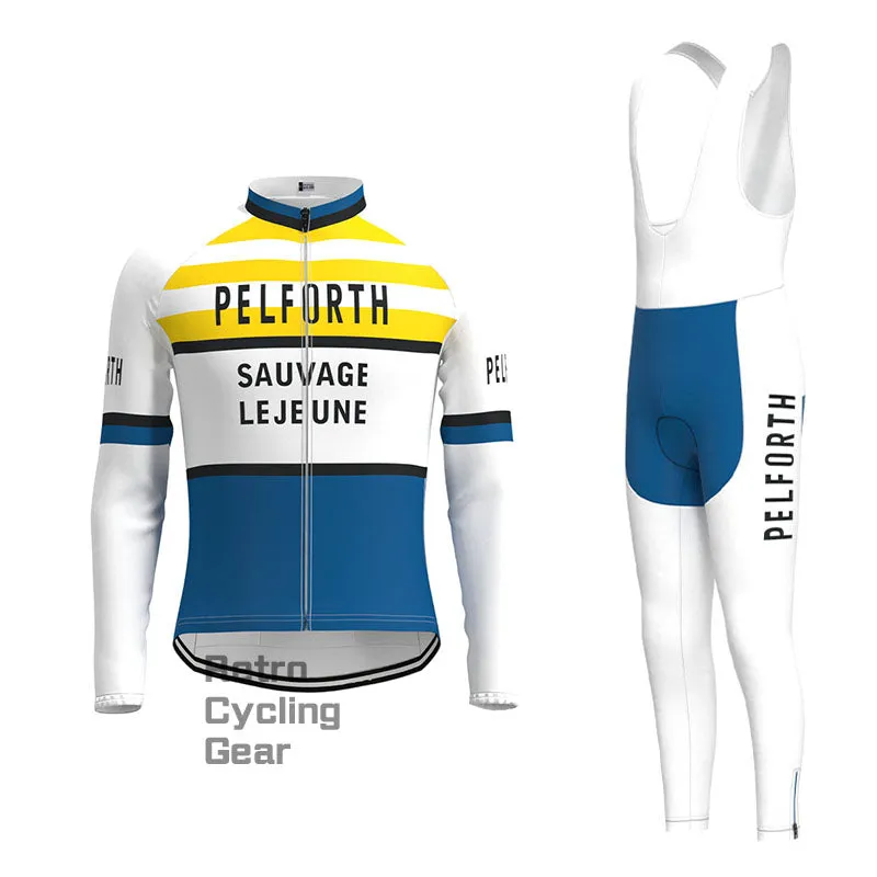 Pelforth Retro Long Sleeve Cycling Kit