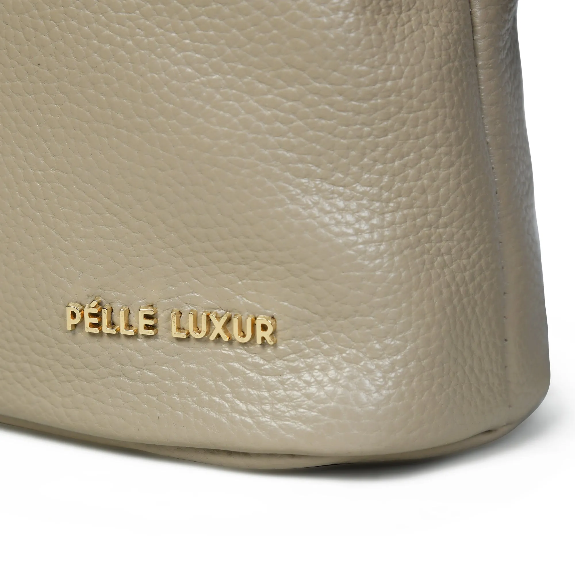 Pelle Luxure Women's PU Small Handbag – Black and Khaki Options