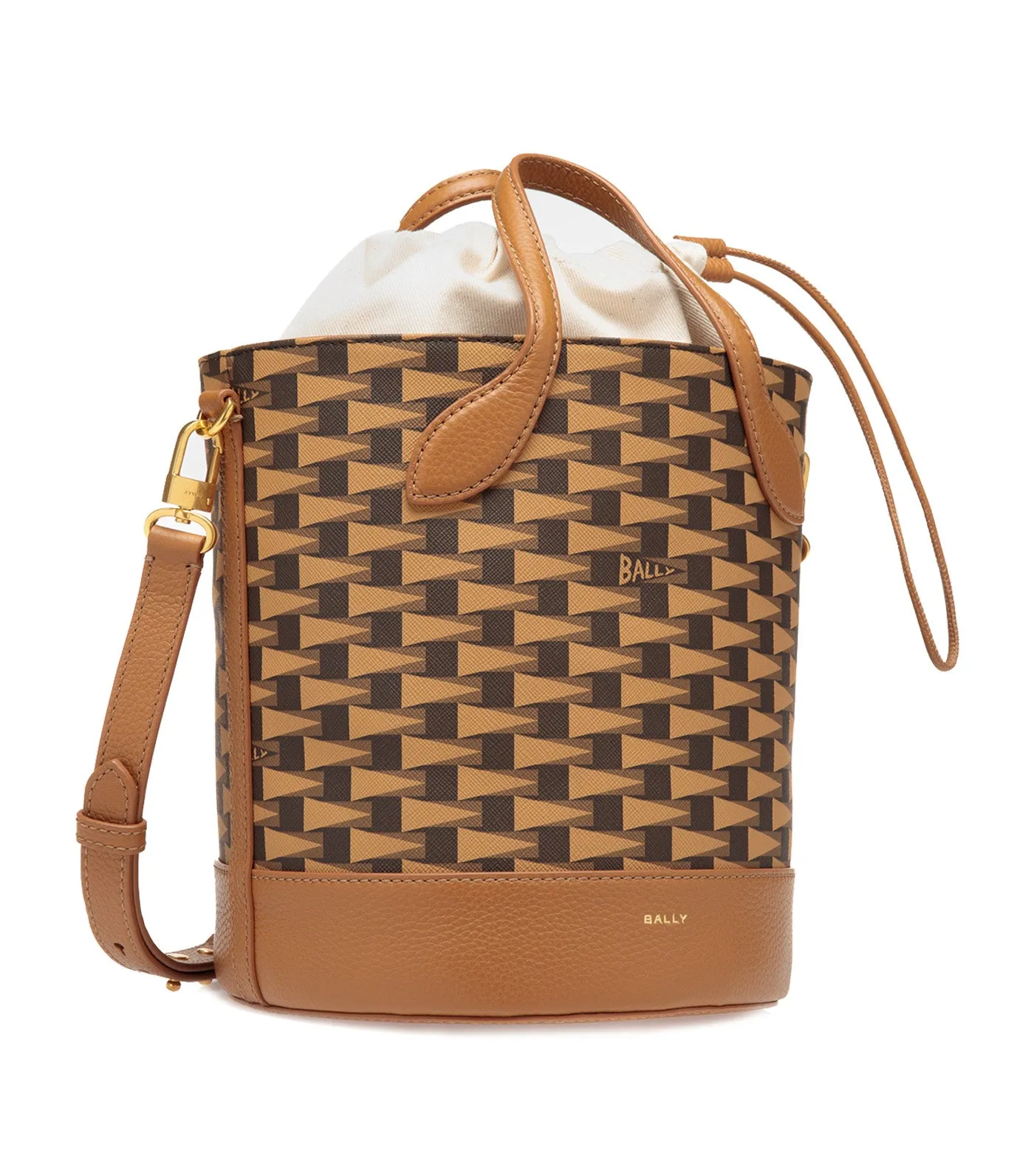 Pennant Bucket Bag Multi Brown