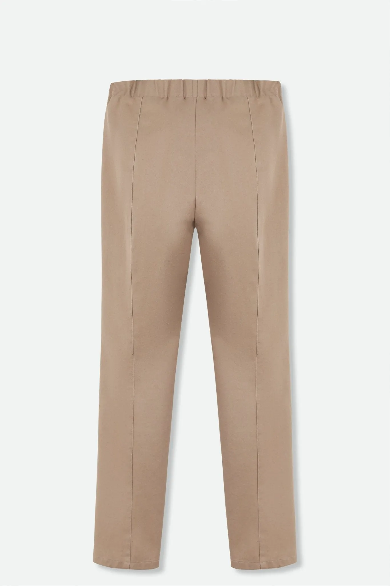 PERRYN PANT IN TECHNICAL COTTON STRETCH IN CACAO SAHARA