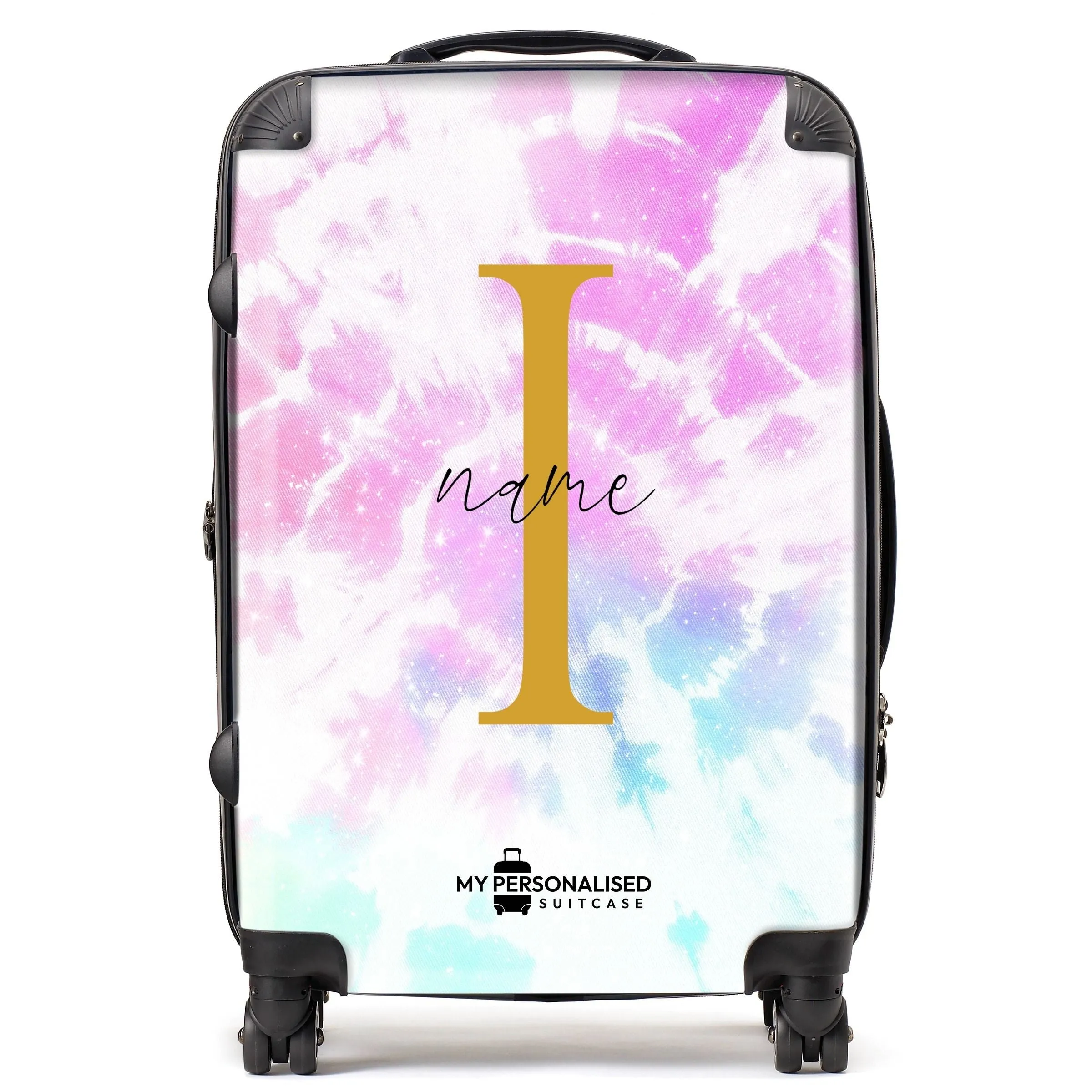 Personalised Pastel Tie Dye Suitcase - 4