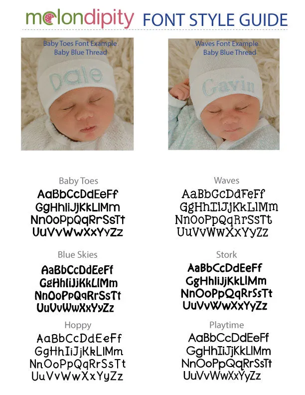 Personalized Black Newborn Baby Boy Hospital Beanie Hat Black Color Hat Infant Hat Newborn Hat