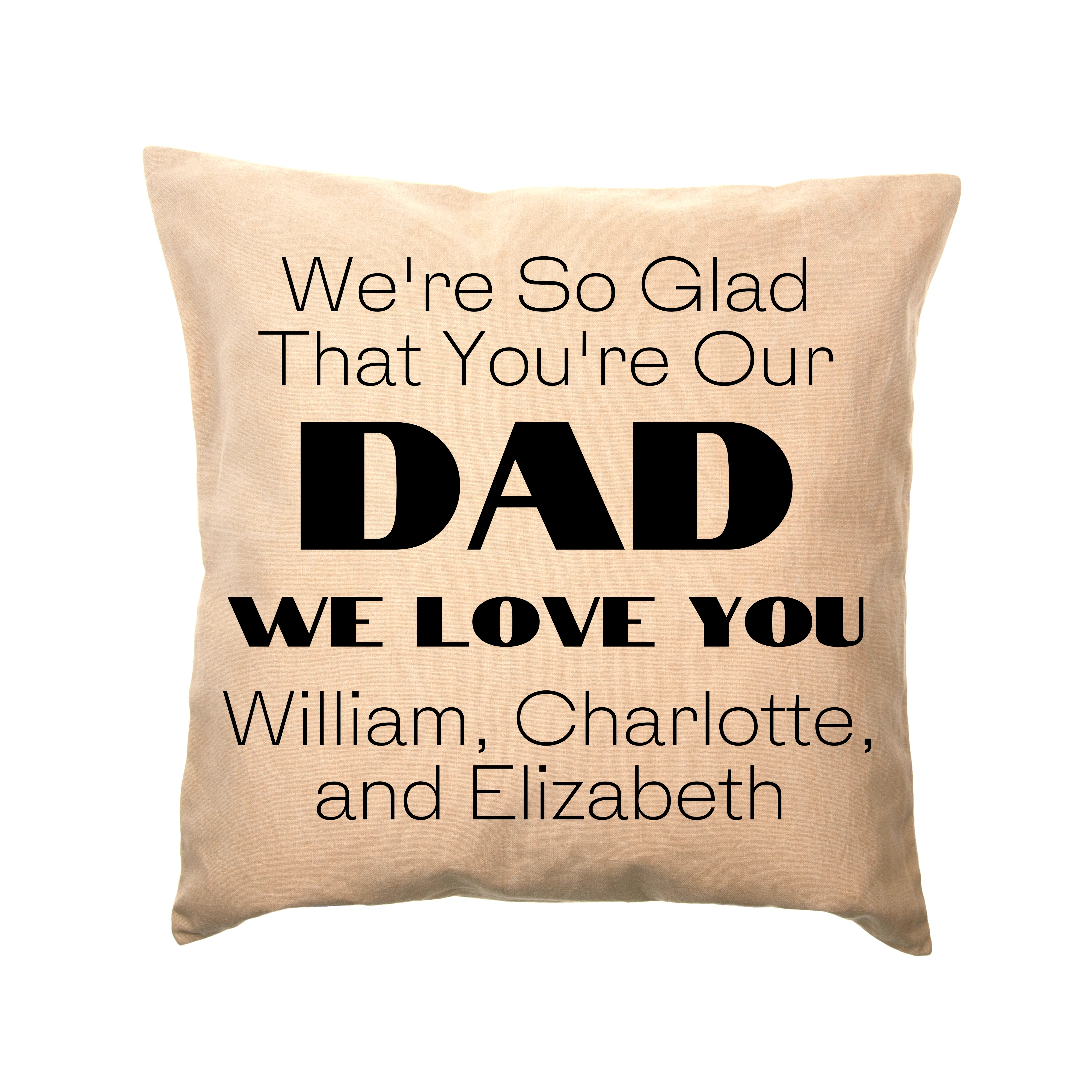 Personalized Dad Pillow Covers