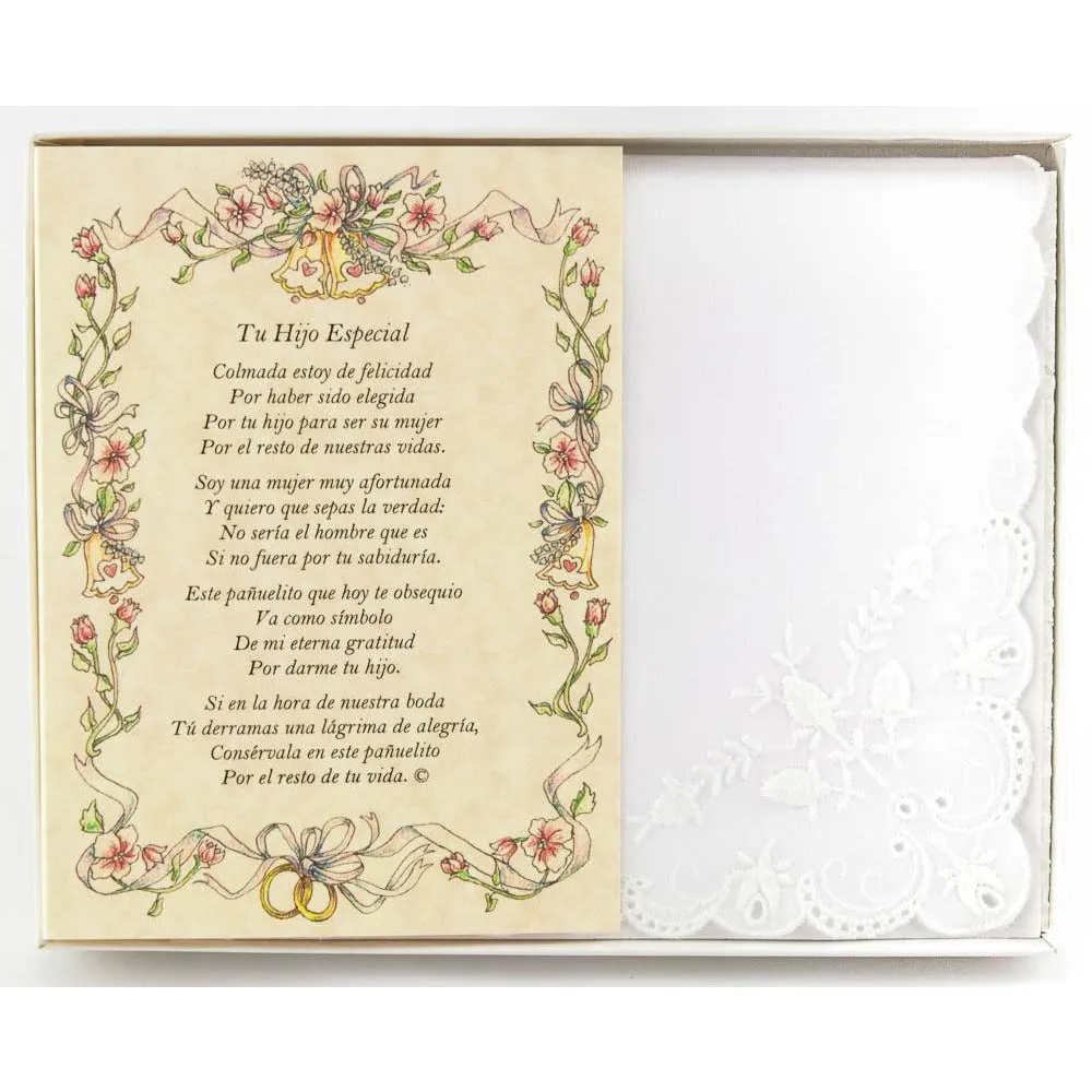 Personalized La Madre del Novio Wedding Handkerchief