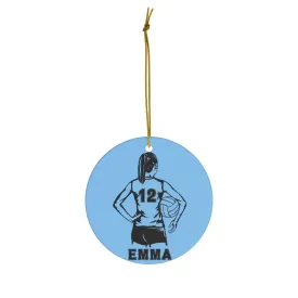 Personalized Volleyball Player Christmas Ornament