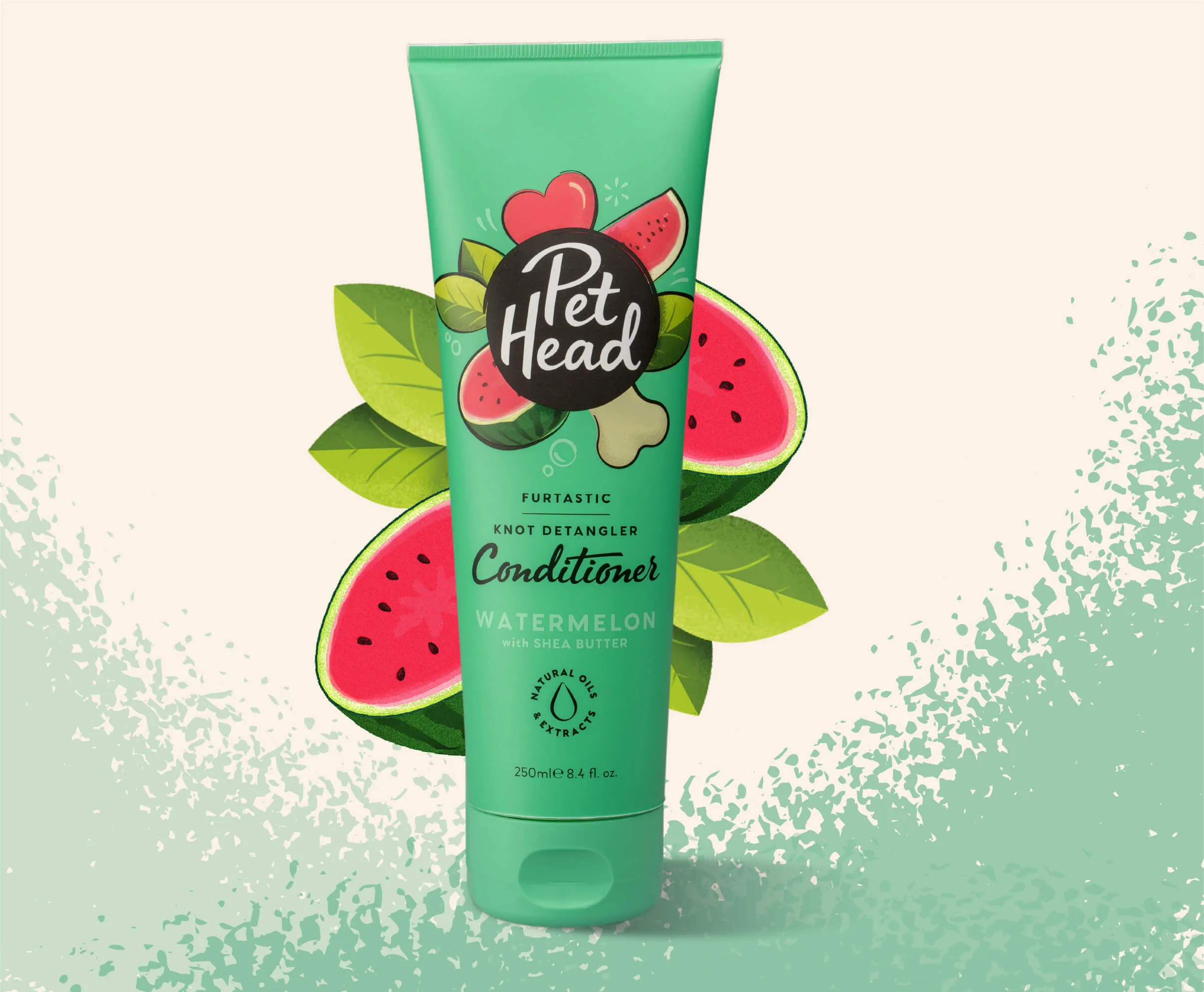 Pet Head | Furtastic Watermelon Scented Detangling Conditioner for Dogs - 250ml