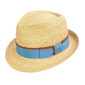 Peter Grimm Grosby - Straw Fedora Hat