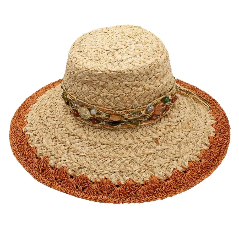 Peter Grimm La Paz - Womens Wide Brim Straw Sun Hat