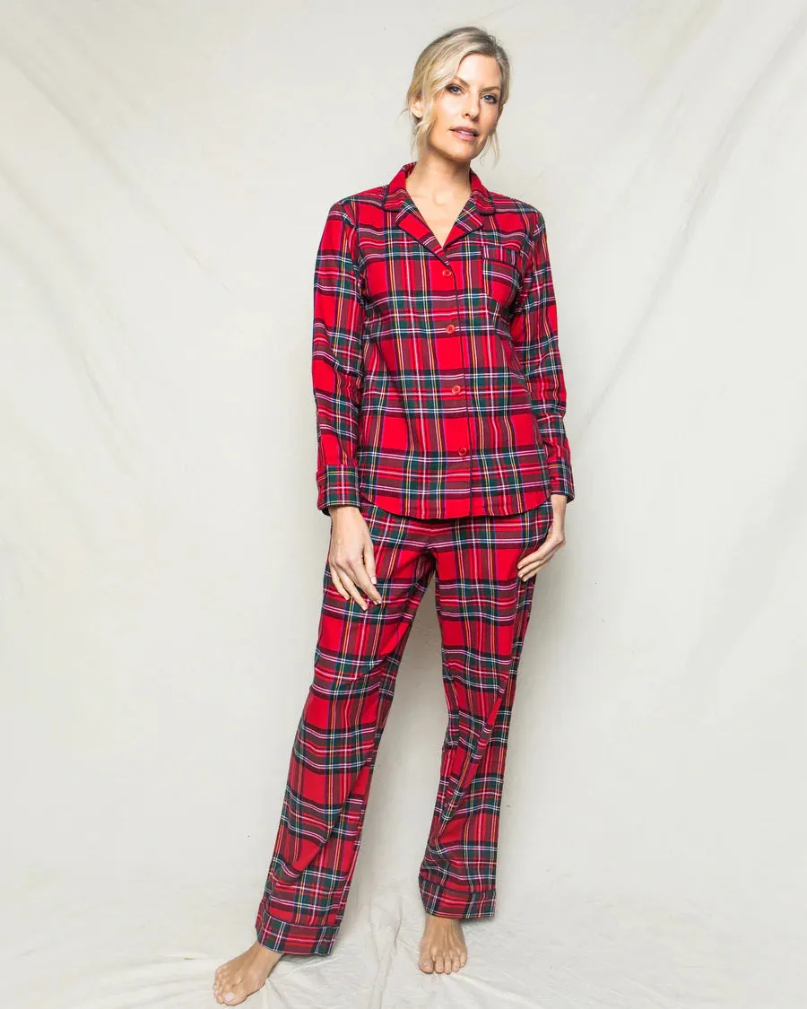 PETITE PLUME~ 2 pc Imperial tartan pj set