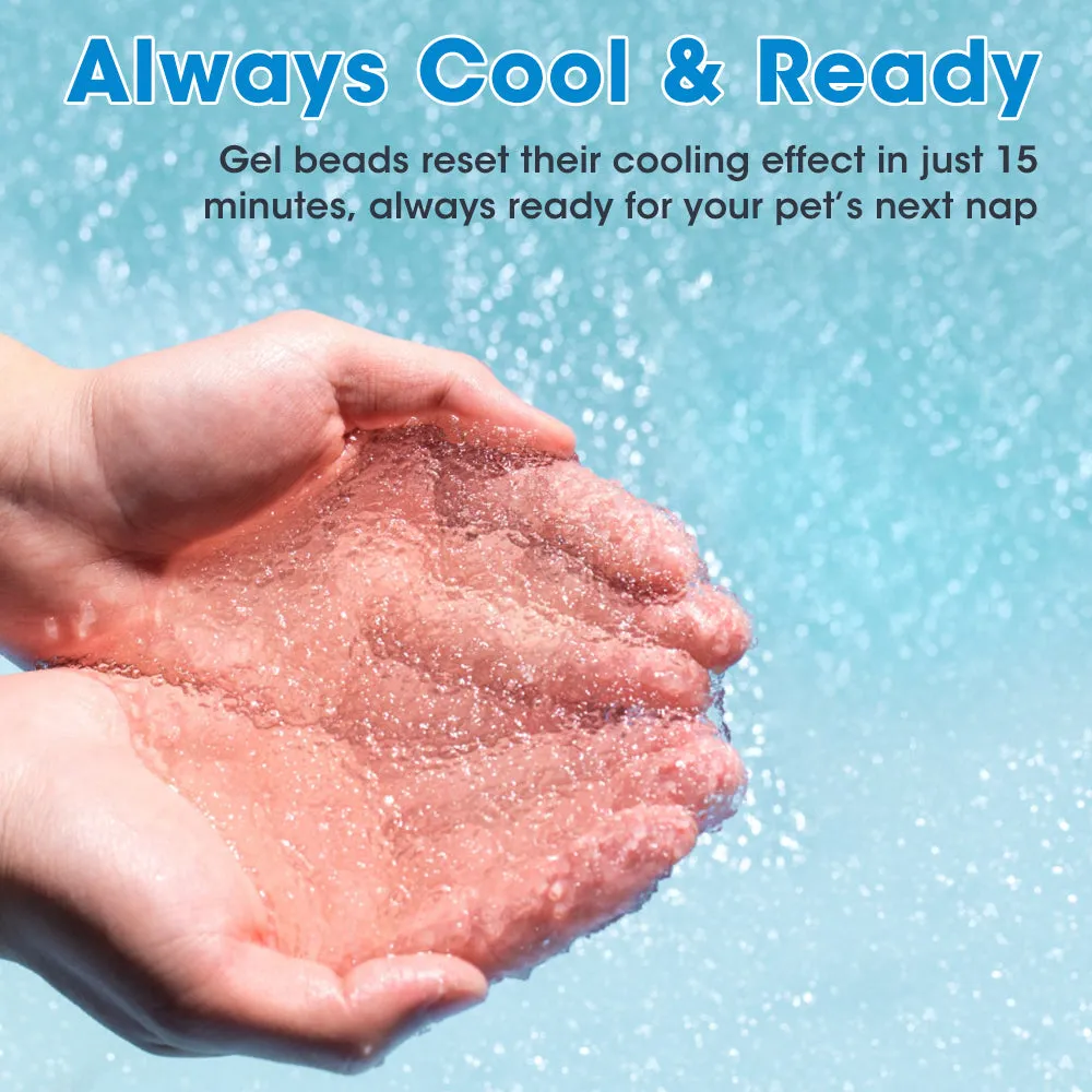 Petzly Pet Cool Gel Mat Dog Cat Bed Non-Toxic Cooling Dog Summer Pad 80x135CM