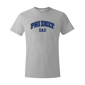 Phi Delt Heather Gray Dad Tee