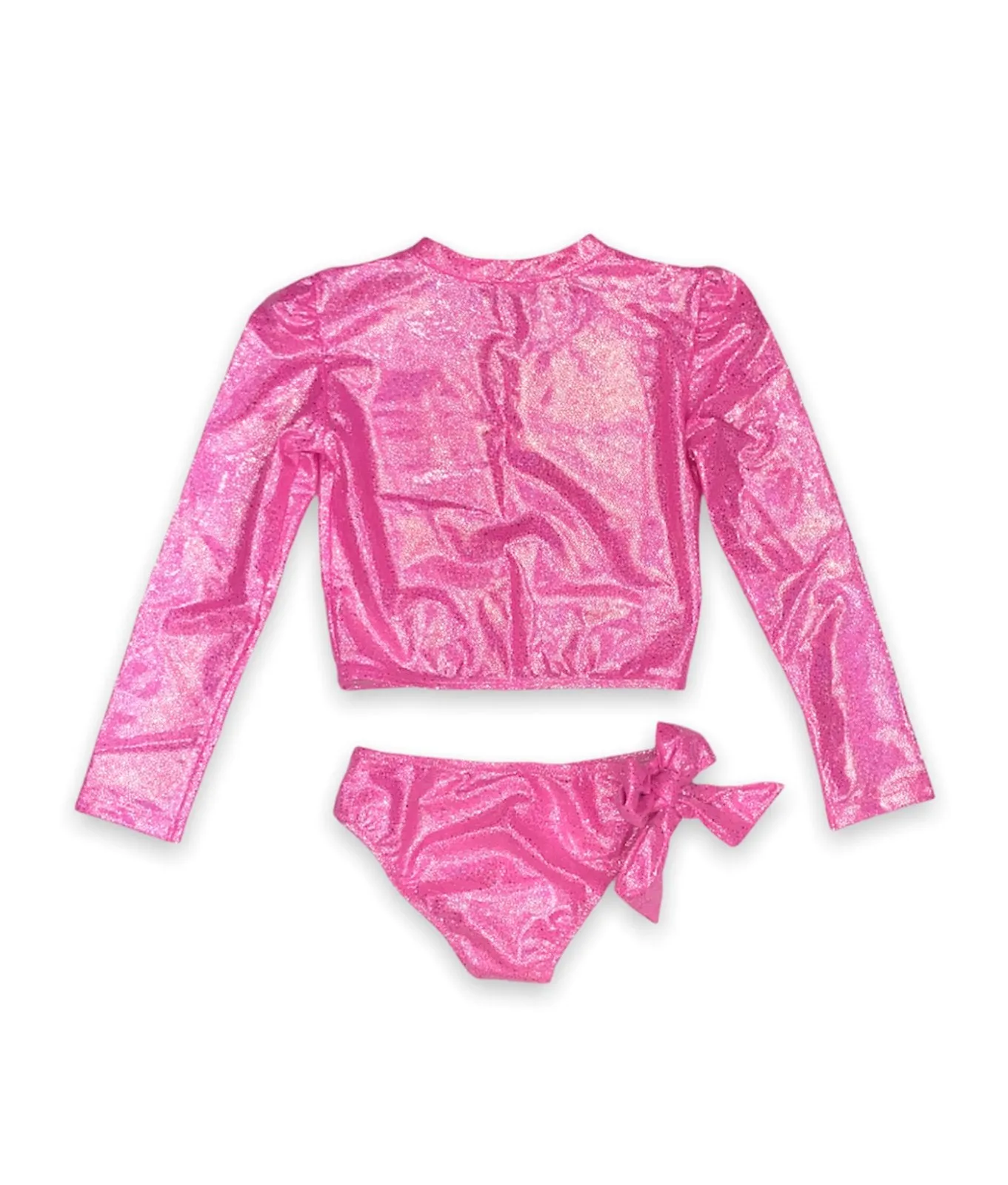 Piccoli Principi MARTINICA Glitter Pink 2 Piece Rashguard Swimsuit