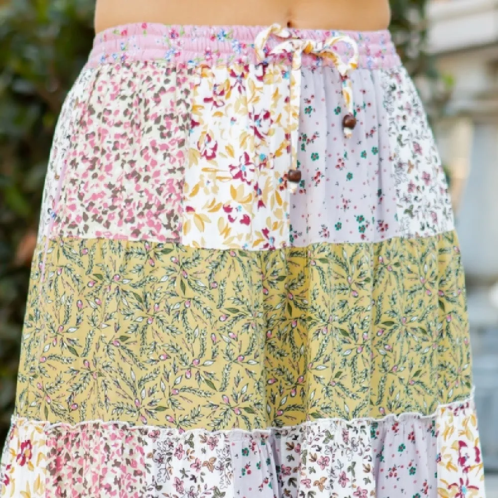 Picture Perfect Patchwork Skirt