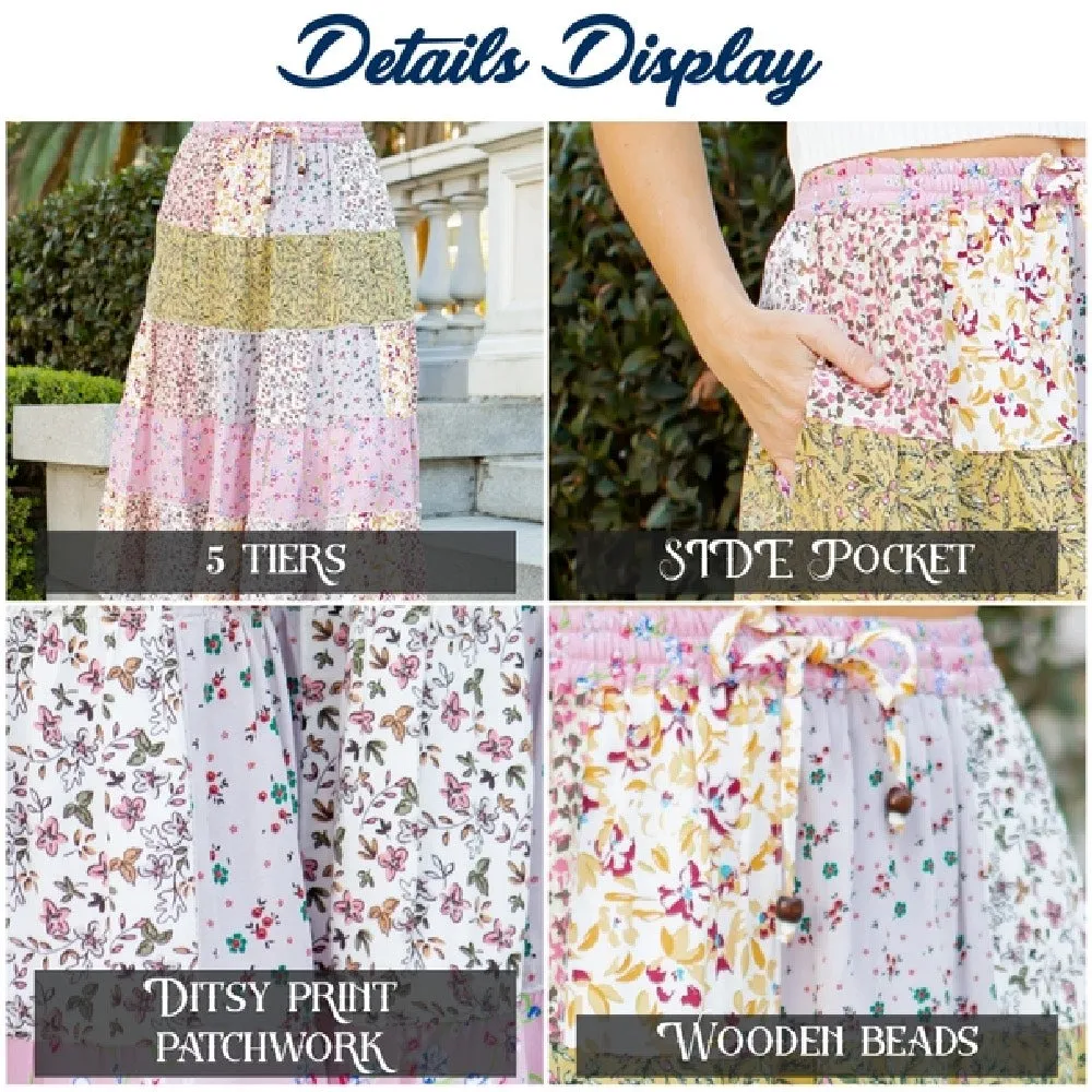 Picture Perfect Patchwork Skirt