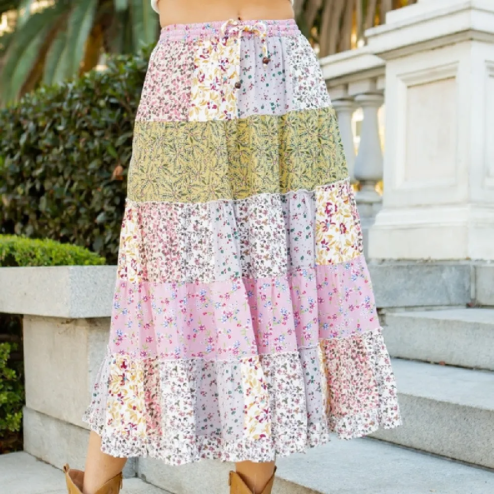 Picture Perfect Patchwork Skirt