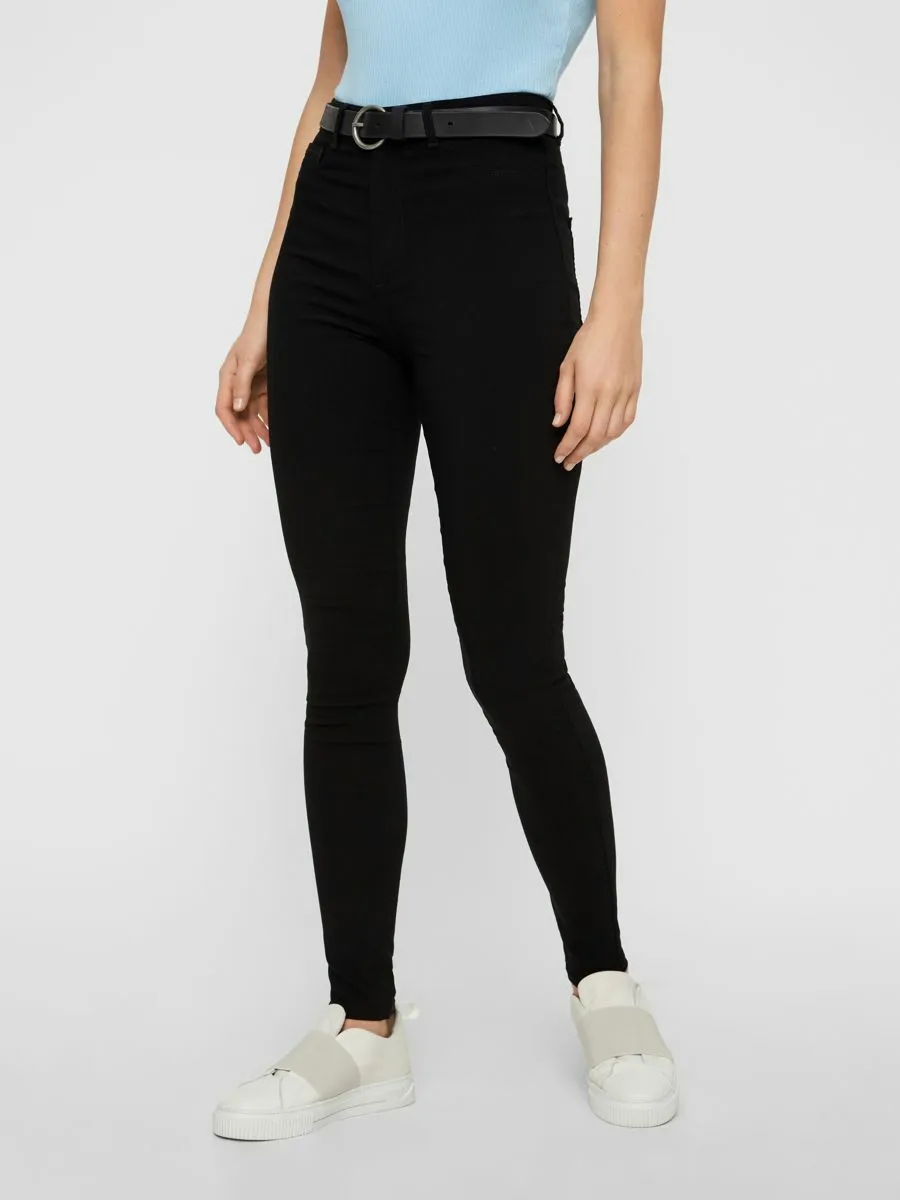 Pieces Highskin Wear - Jeggings high waist