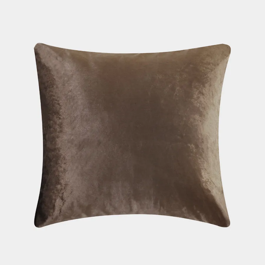 Pillow cushion Shinny silver velvet ivory chocolate red Cushion cover 45x45cm/50*50cm