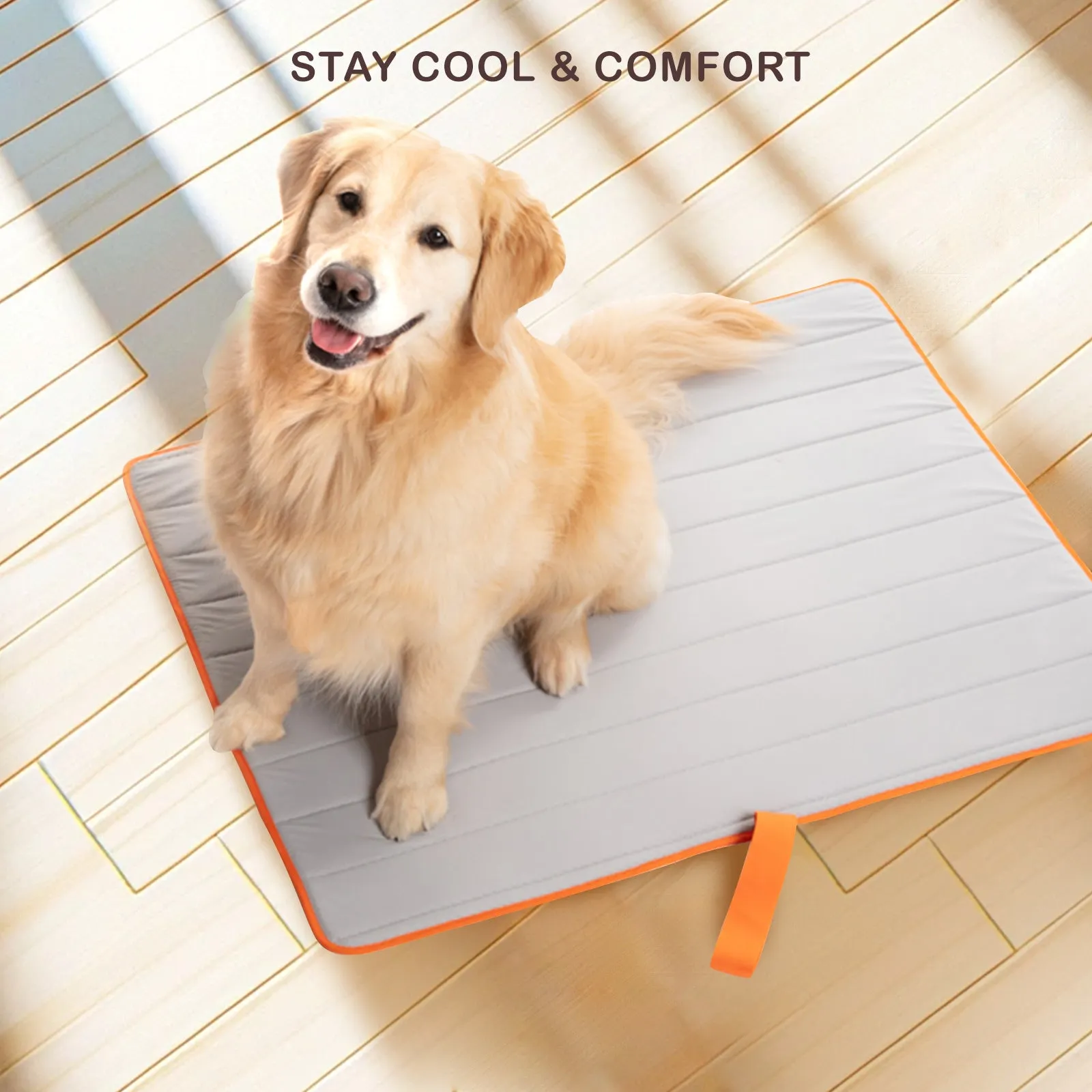 Pink 3D Air Mesh Pet Cooling Mat, Non-Slip, Large, Banhamsisun