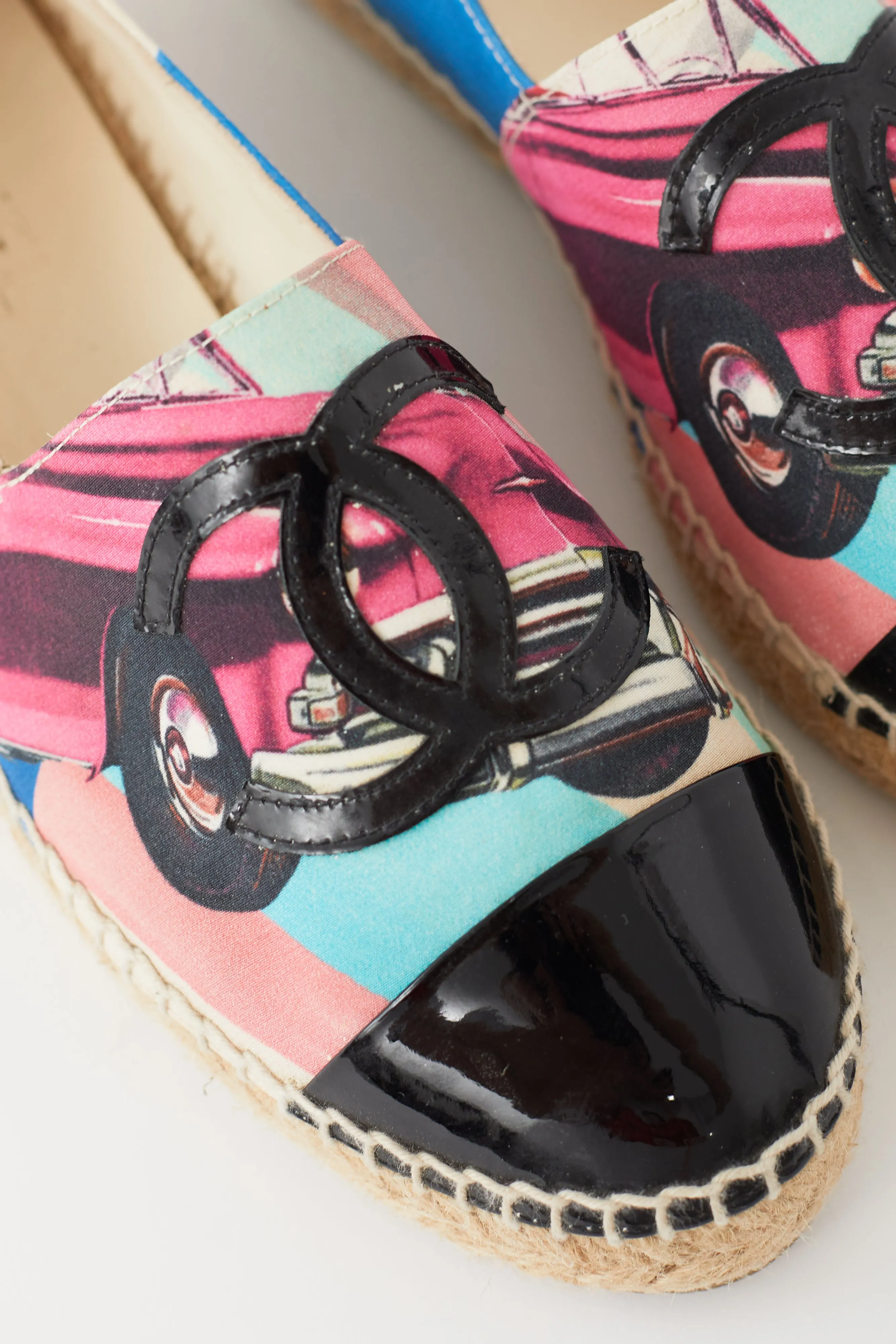 Pink & Multi CC Espadrille