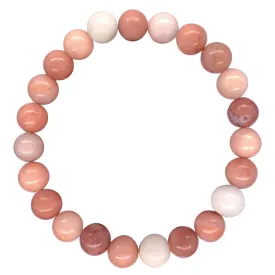 Pink Aventurine Beaded Crystal Bracelet