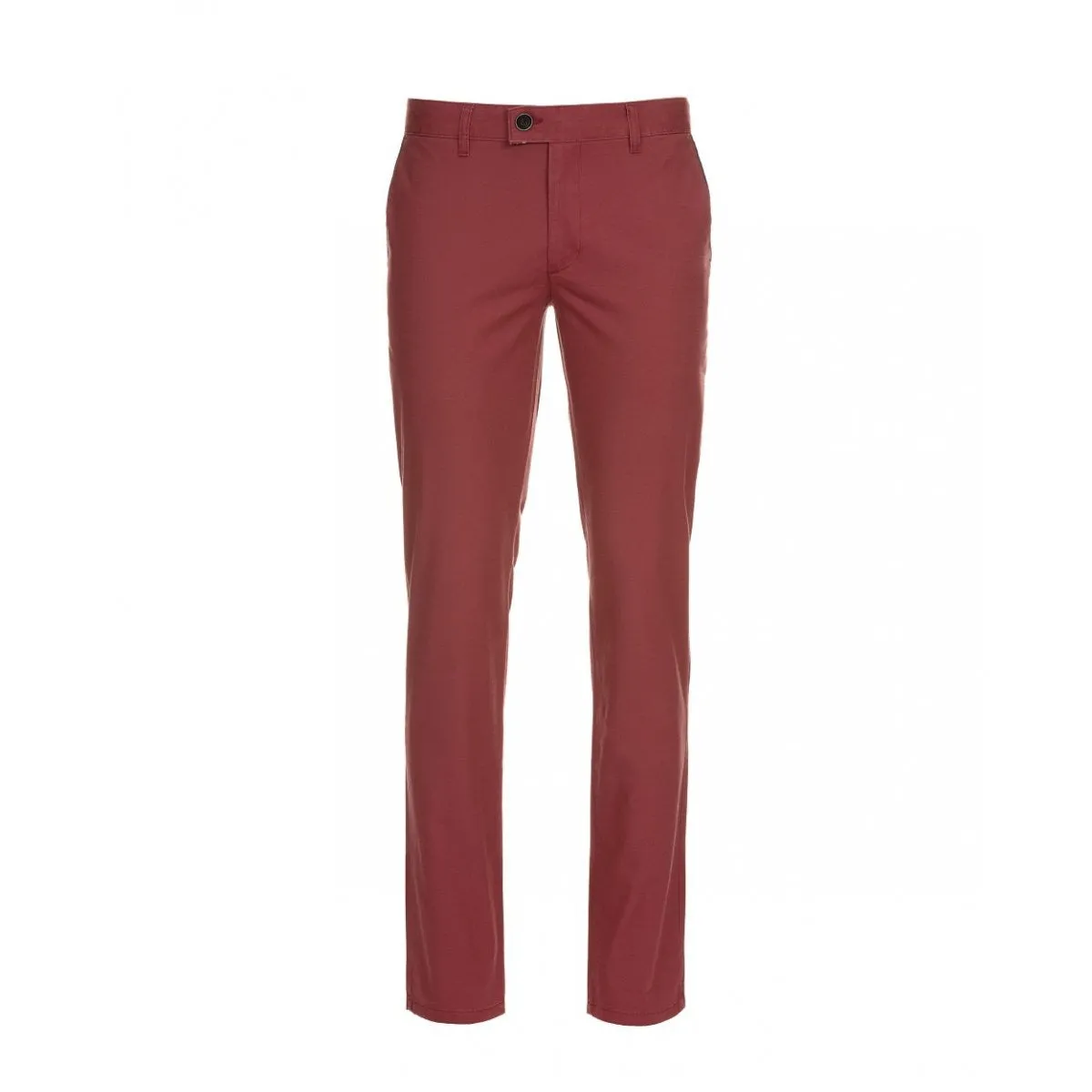 Pink Cotton Stretch Chinos