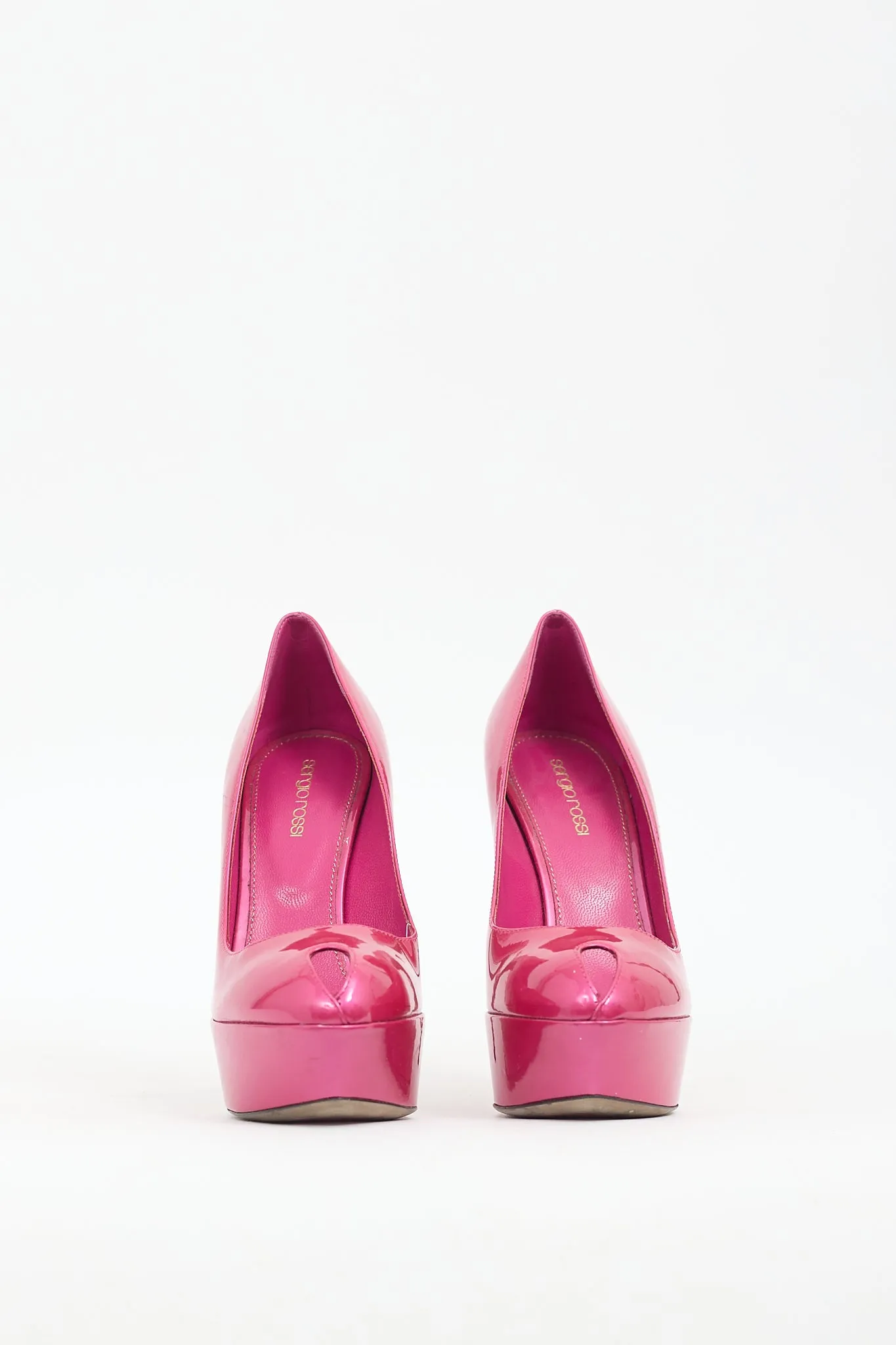 Pink Patent Leather Platform Pump