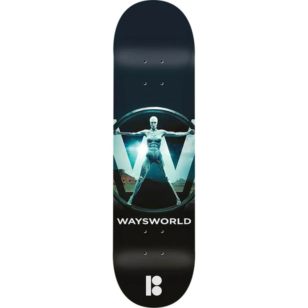 Plan B Way Waysworld 8.25" Skateboard Deck