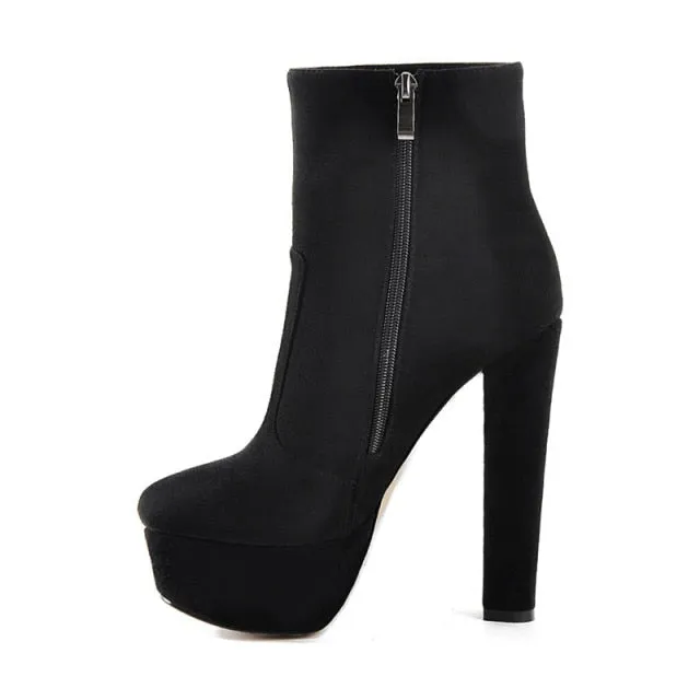 Platform Ankle Boots