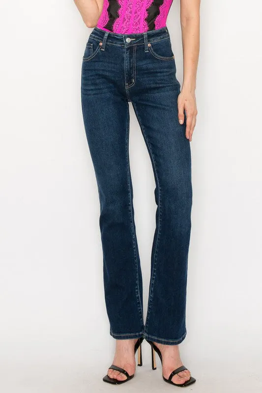 Plus Allison High Rise Skinny Bootcut Jeans