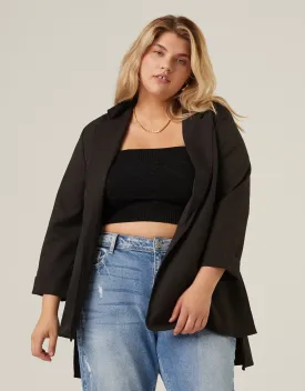 Plus Size Sleek Style Blazer