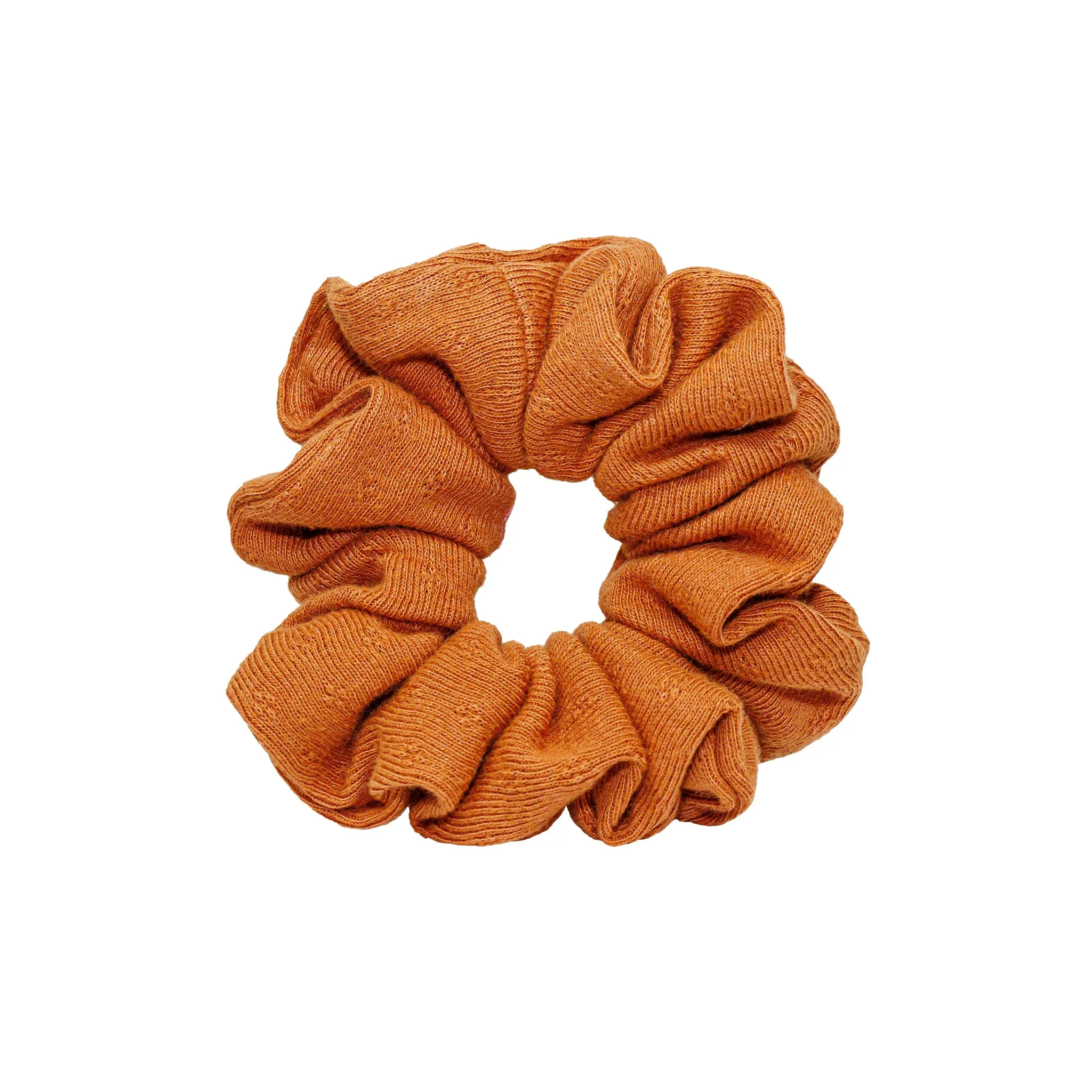 Pointelle Scrunchie in Spice