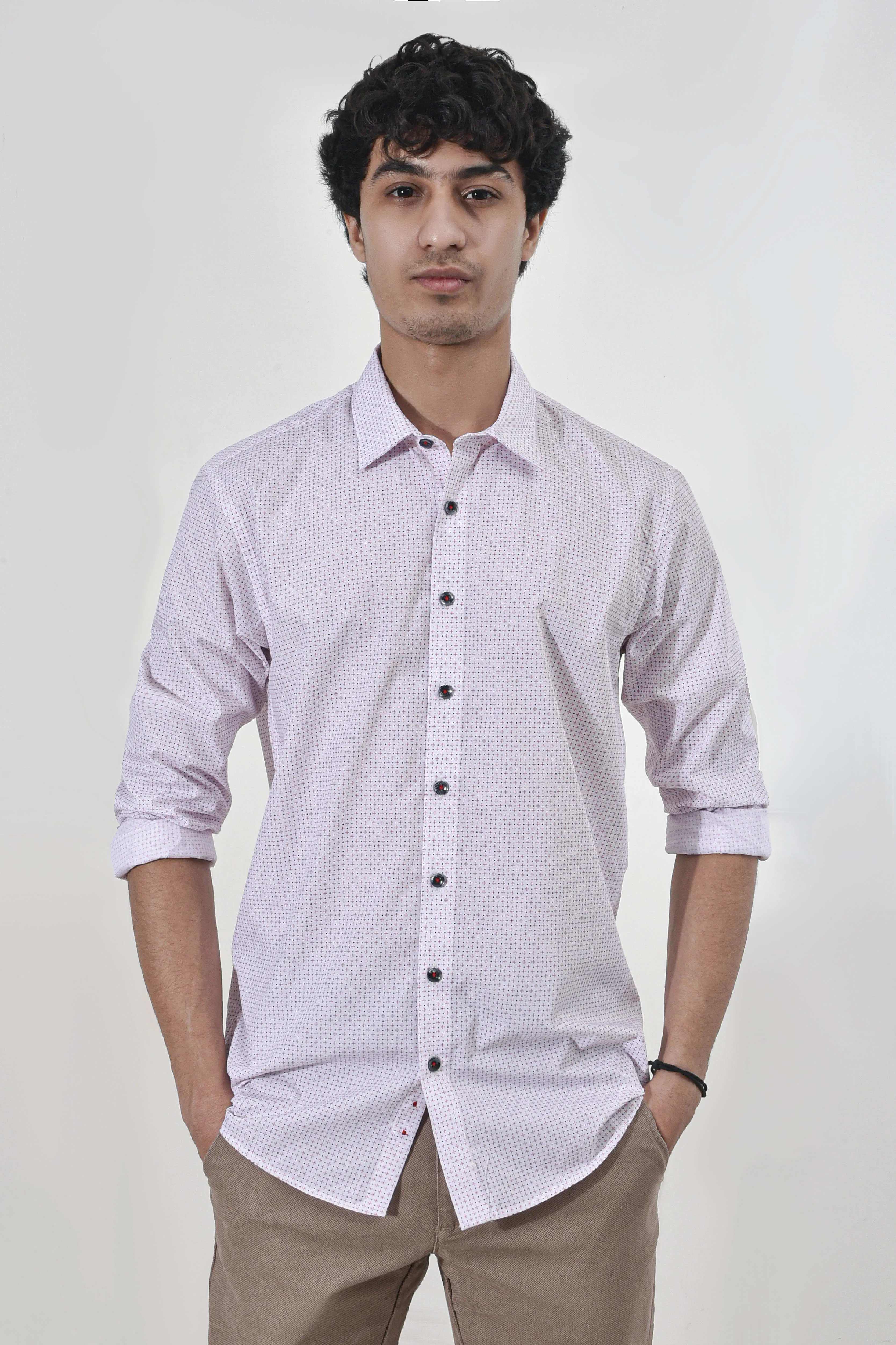 Polka Dots Pattern Casual Shirt