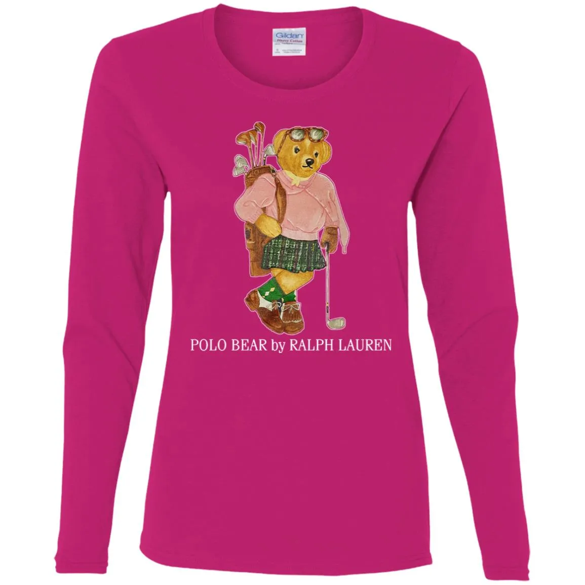 Polo Bear Ralph Lauren T-shirt Women Long Sleeve Shirt