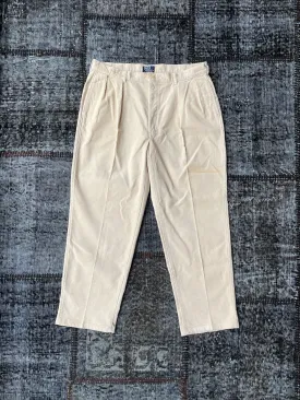 POLO RALPH LAUREN CORDUROY PANTS—CREAM [38X32]