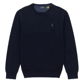 Polo Ralph Lauren Cotton Crewneck Jumper Navy Heather